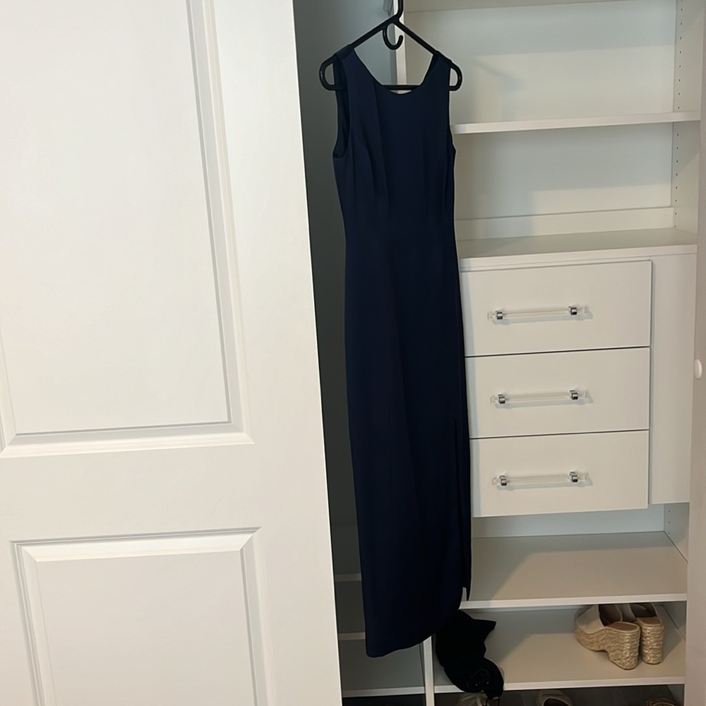 Ann Taylor Navy Cocktail/Wedding Dress